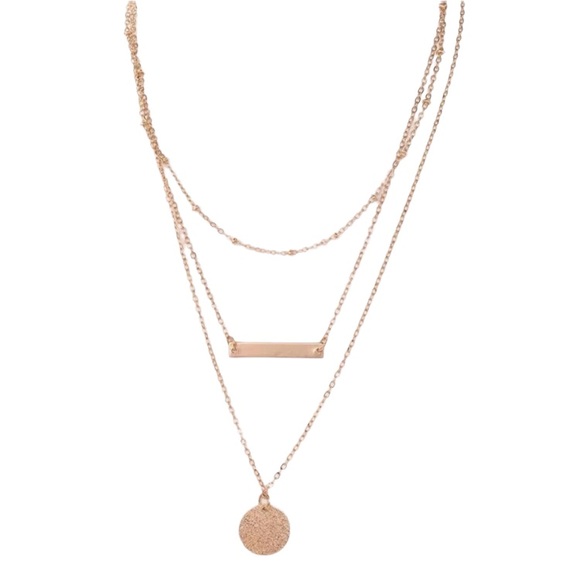 Jewelry - -🦄🔥Gold Layered Bar Necklace
